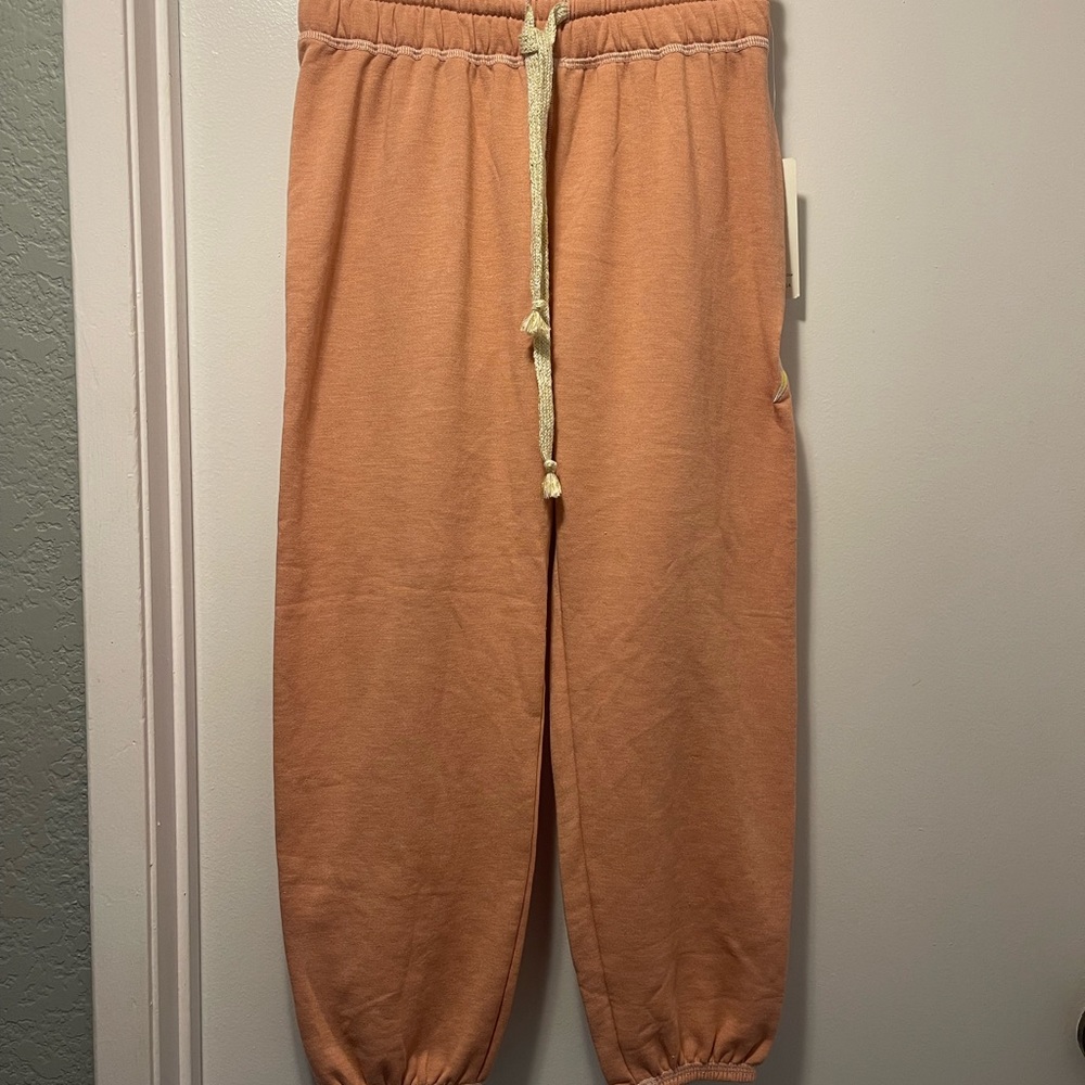 Emily Hsu lightning bolt cropped joggers - NWT